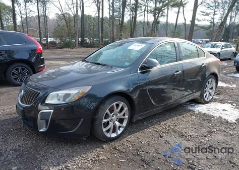 2012 Buick Regal Gs z USA, uszkodzony, nr VIN 2G4GV5GV5C9176742